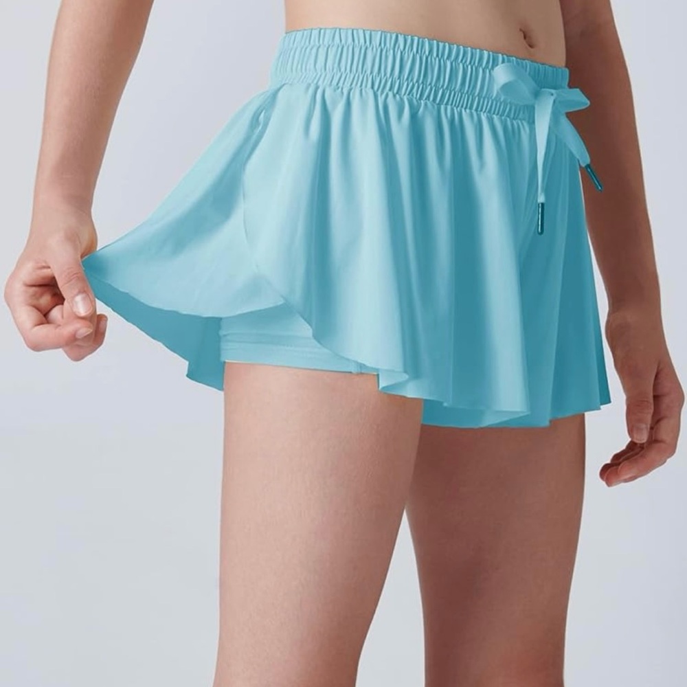 Girls Athletic Flowy Shorts
